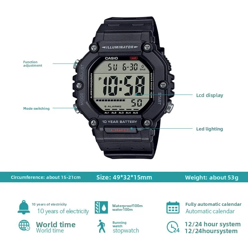 Orologio Digitale Casio Serie  - Smartwatch Casio Watches For Men recensione e prezzo