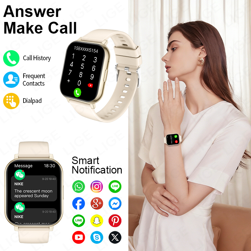 LIGE Nuovo Smartwatch HD da 1, - Smartwatch New Watches For Women recensione e prezzo